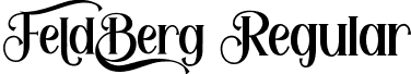 Feldberg Regular font - Feldberg-9Yvqy.ttf