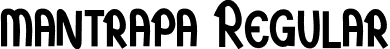 mantrapa Regular font - mantrapa.otf