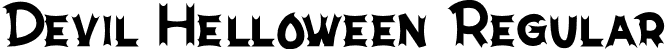 Devil Helloween Regular font - Devil Helloween.otf