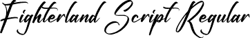 Fighterland Script Regular font - Fighterland Script.otf