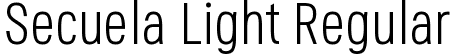Secuela Light Regular font - Secuela-Regular-v_1_787-TTF-VF.ttf