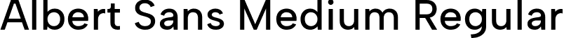 Albert Sans Medium Regular font - AlbertSans-Medium.ttf