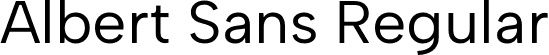 Albert Sans Regular font - AlbertSans-Regular.otf