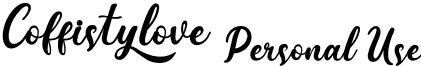 Coffistylove Personal Use font - Coffistylove-PersonalUse.otf