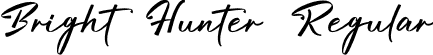 Bright Hunter Regular font - BrightHunter-MVrMY.otf