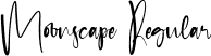 Moonscape Regular font - Moonscape-0Wxwv.ttf