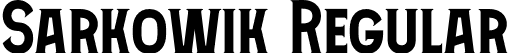 Sarkowik Regular font - Sarkowik.otf