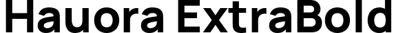 Hauora ExtraBold font - Hauora-ExtraBold.otf