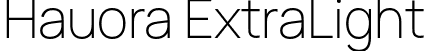 Hauora ExtraLight font - Hauora-ExtraLight.ttf