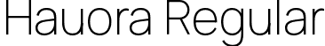 Hauora Regular font - HauoraGX.ttf