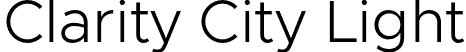 Clarity City Light font - ClarityCity-Light.otf