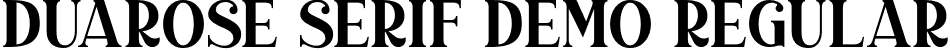 Duarose Serif DEMO Regular font - Duaroseserifdemo-6Yv4x.otf