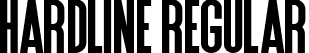 Hardline Regular font - Hardline.ttf