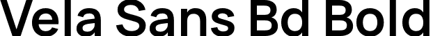 Vela Sans Bd Bold font - VelaSans-Bold.otf