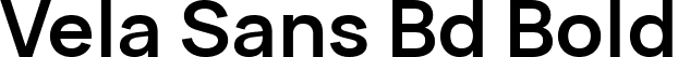 Vela Sans Bd Bold font - VelaSans-Bold.ttf