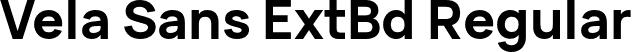 Vela Sans ExtBd Regular font - VelaSans-ExtraBold.otf