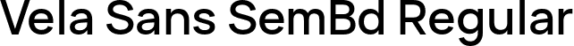 Vela Sans SemBd Regular font - VelaSans-SemiBold.otf