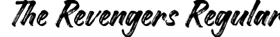 The Revengers Regular font - TheRevengersTexture-vmjPy.ttf