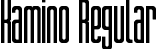 Kamino Regular font - Kamino-VF.ttf