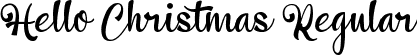 Hello Christmas Regular font - HelloChristmas.ttf