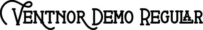 Ventnor Demo Regular font - VentnorDemoRegular.ttf