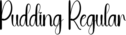 Pudding Regular font - Pudding.otf