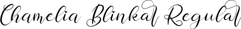 Chamelia Blinkar Regular font - Chamelia Blinkar.ttf