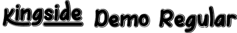 Kingside Demo Regular font - KingsideDemoRegular.ttf