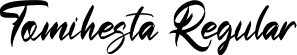 Tomihesta Regular font - Tomihesta.ttf