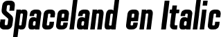 Spaceland en Italic font - Pepper Type - Spaceland-TenOblique.otf