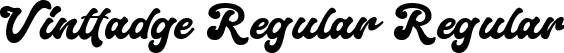 Vinttadge Regular Regular font - VinttadgeRegular-GOrla.ttf