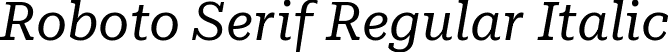 Roboto Serif Regular Italic font - RobotoSerif-Italic[grad,opsz,wdth,wgth].ttf