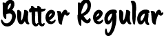 Butter Regular font - ButterRegular.ttf