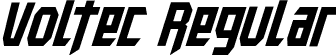 Voltec Regular font - Voltec-WyZ7G.otf