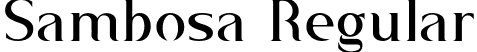 Sambosa Regular font - Sambosa-8Mzm0.ttf