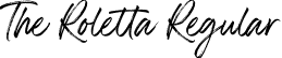The Roletta Regular font - TheRoletta-7Bw7P.otf