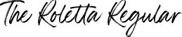 The Roletta Regular font - TheRoletta-w1v83.ttf