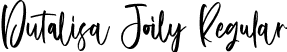 Dutalisa Joily Regular font - DutalisajoilyRegular-Rpgw6.otf