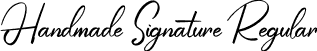 Handmade Signature Regular font - Handmade Signature.otf