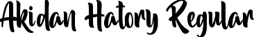 Akidan Hatory Regular font - AkidanHatory-512xV.ttf