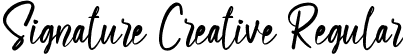 Signature Creative Regular font - Signature Creative.ttf
