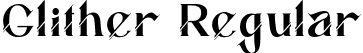 Glither Regular font - GlitherRegular-axgYm.ttf