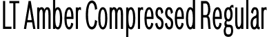 LT Amber Compressed Regular font - LT Amber Comp.otf