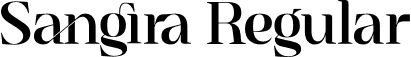 Sangira Regular font - Sangira-vm2p7.otf