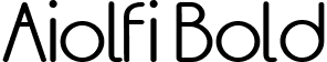 Aiolfi Bold font - AiolfiSans-Bold-SVG.ttf