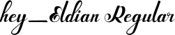 hey_Eldian Regular font - hey_Eldian.ttf