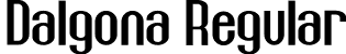 Dalgona Regular font - Dalgona.otf