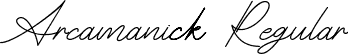 Arcamanick Regular font - Arcamanick-jEADR.ttf