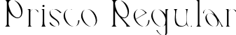 Prisco Regular font - prisco-regular.ttf