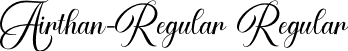 Airthan-Regular Regular font - Airthan-Regular.otf